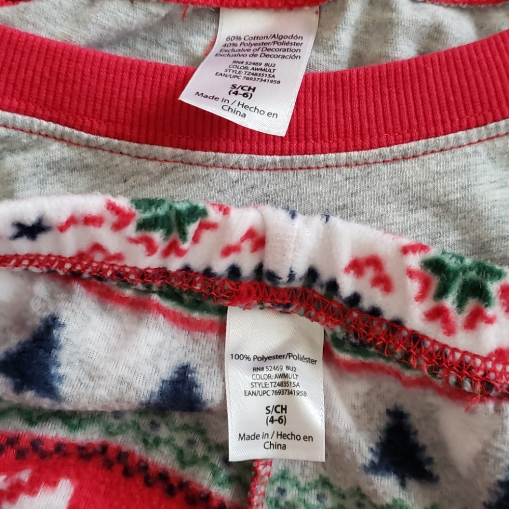 Women's Christmas Pajama Set Size Small 4/6 2 pc. - Picture 2 of 10
